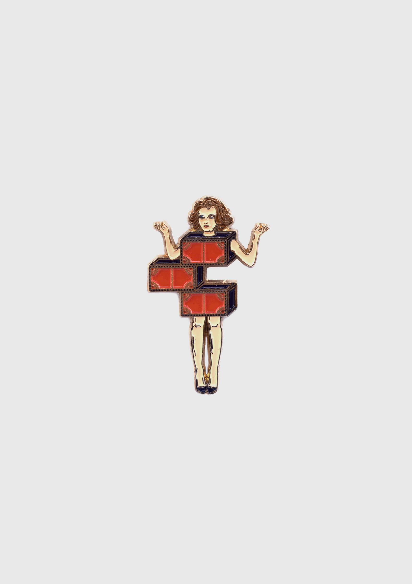 Zig-Zag Girl Magic Pin - Badaboöm Studio
