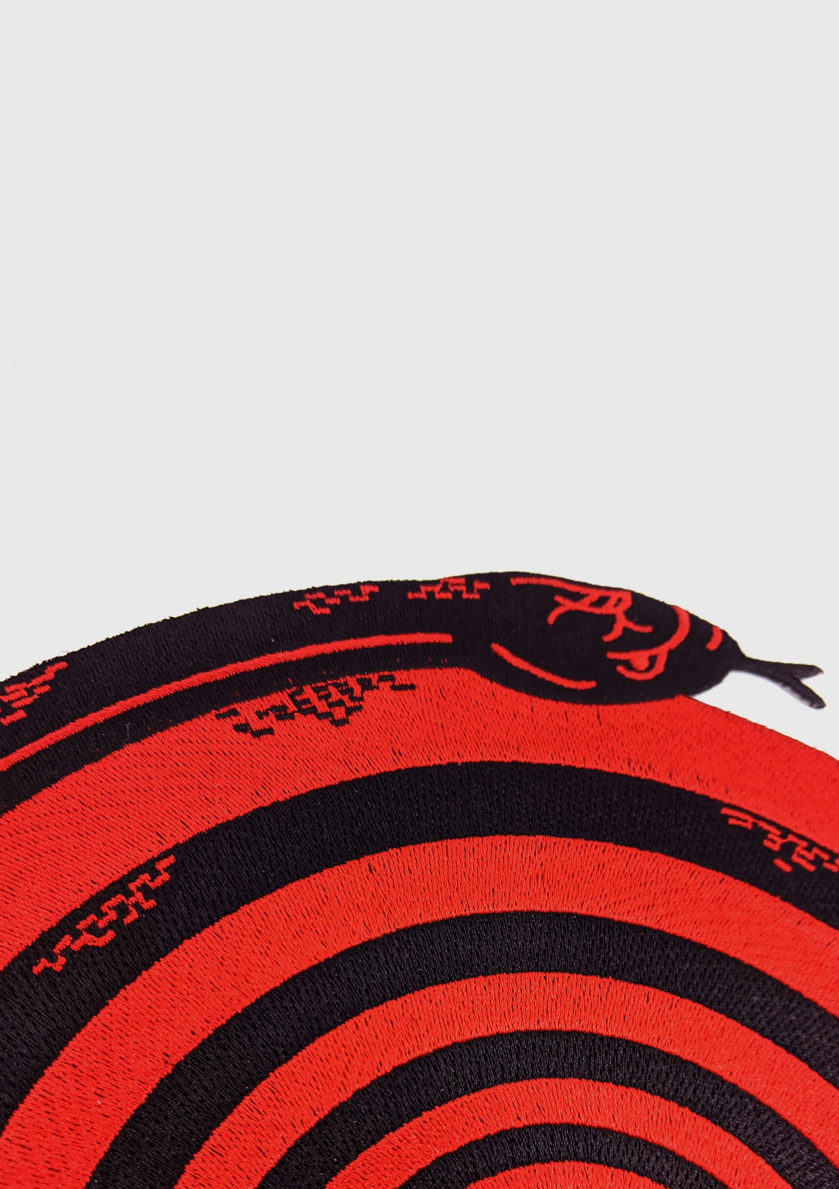 Vortex Snake Vortex Snakes Iron On Patch - Badaboöm Studio